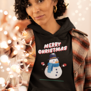 Shop By Daland Merry Xmas Snowman Hoodie