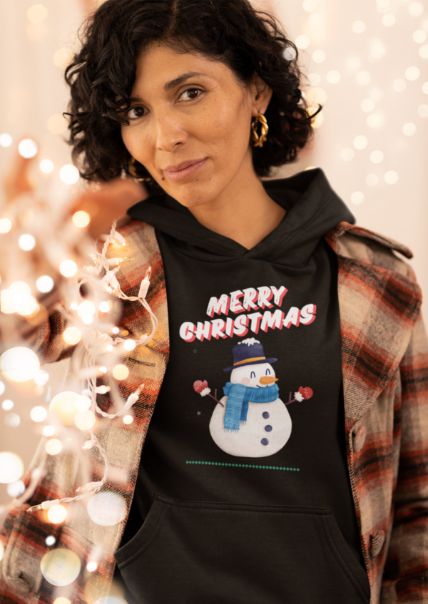 Shop By Daland Merry Xmas Snowman Hoodie