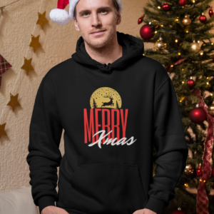 Shop By Daland Merry Xmas reindeer Hoodie